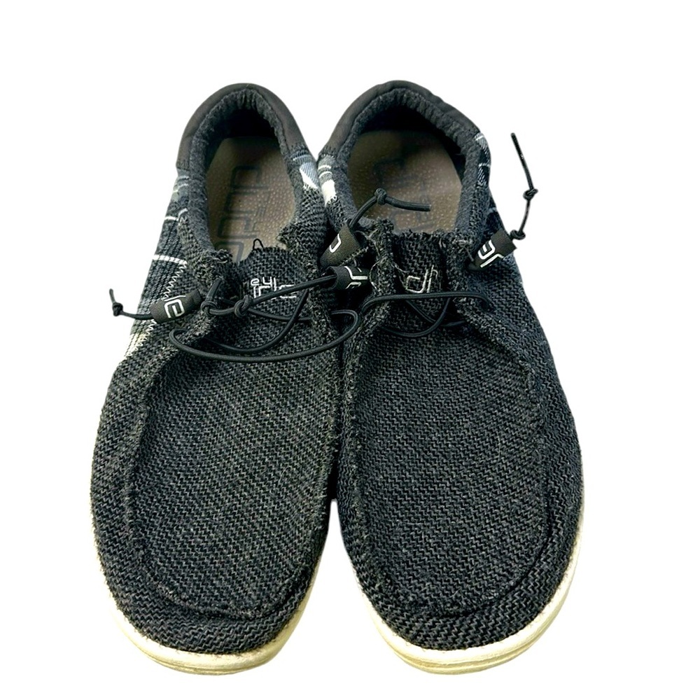 Hey Dude Mens Wally Stretch Canvas Loafers Shoes 13